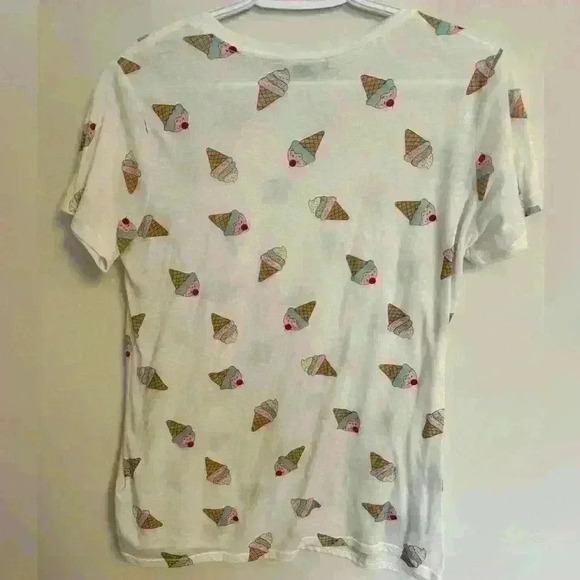 🍦2/20 Forever 21 Ice cream print t  shirt - women’s large - Picture 2 of 3